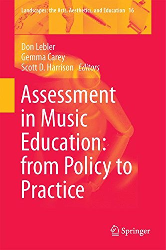 Assessment in Music Education: from Policy to Practice (Landscapes: the Arts, Aesthetics, and Education)