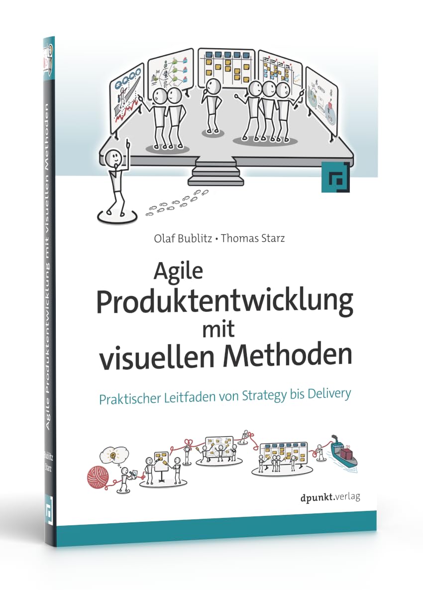Agile Produktentwicklung mit visuellen Methoden: Praktischer Leitfaden von Strategy bis Delivery