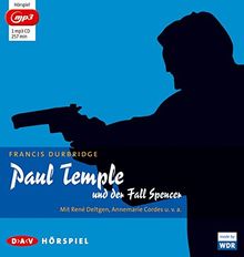 Paul Temple und der Fall Spencer (mp3-Ausgabe): Hörspiel mit René Deltgen, Annemarie Cordes u.v.a. (1 mp3-CD)