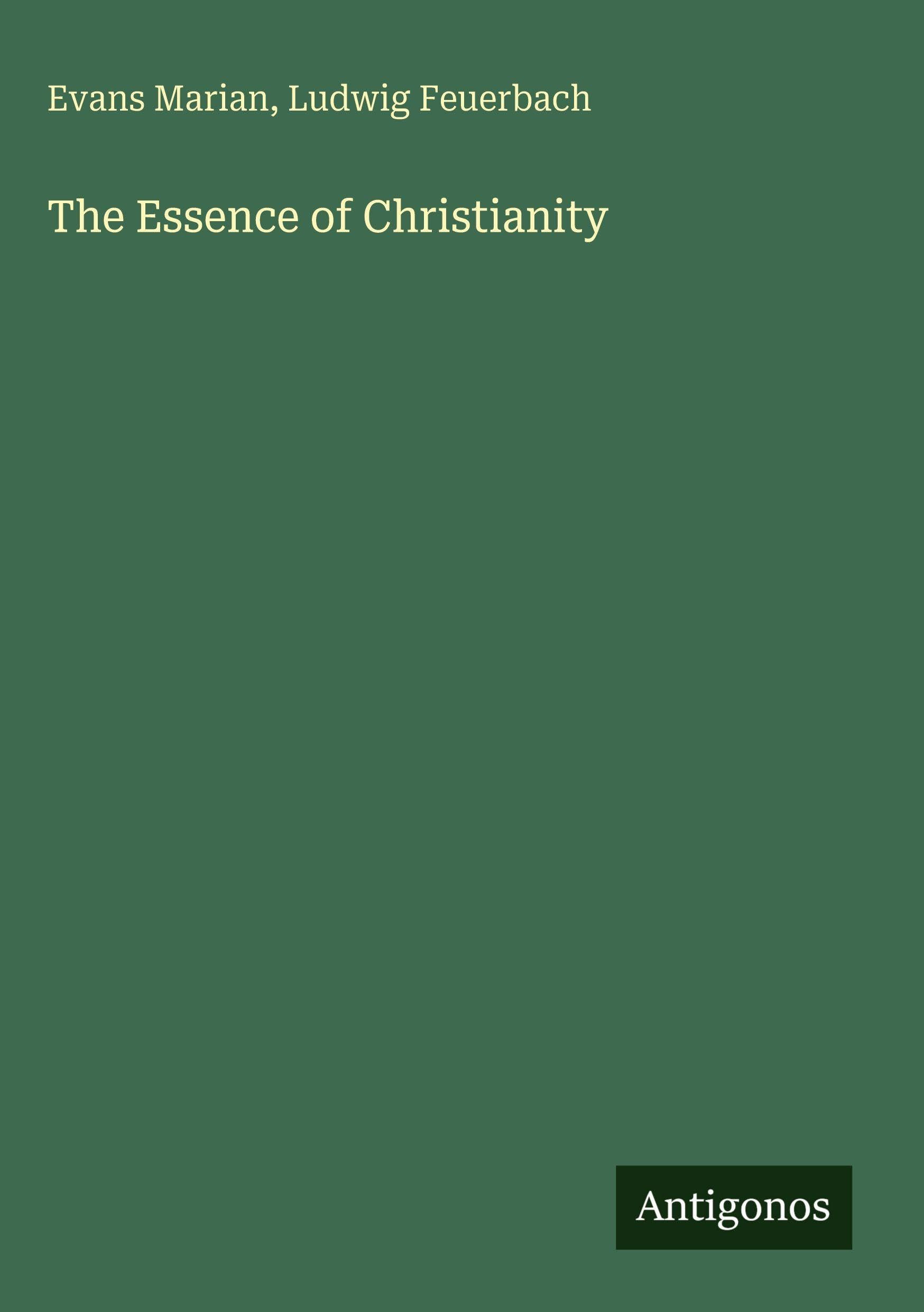 The Essence of Christianity