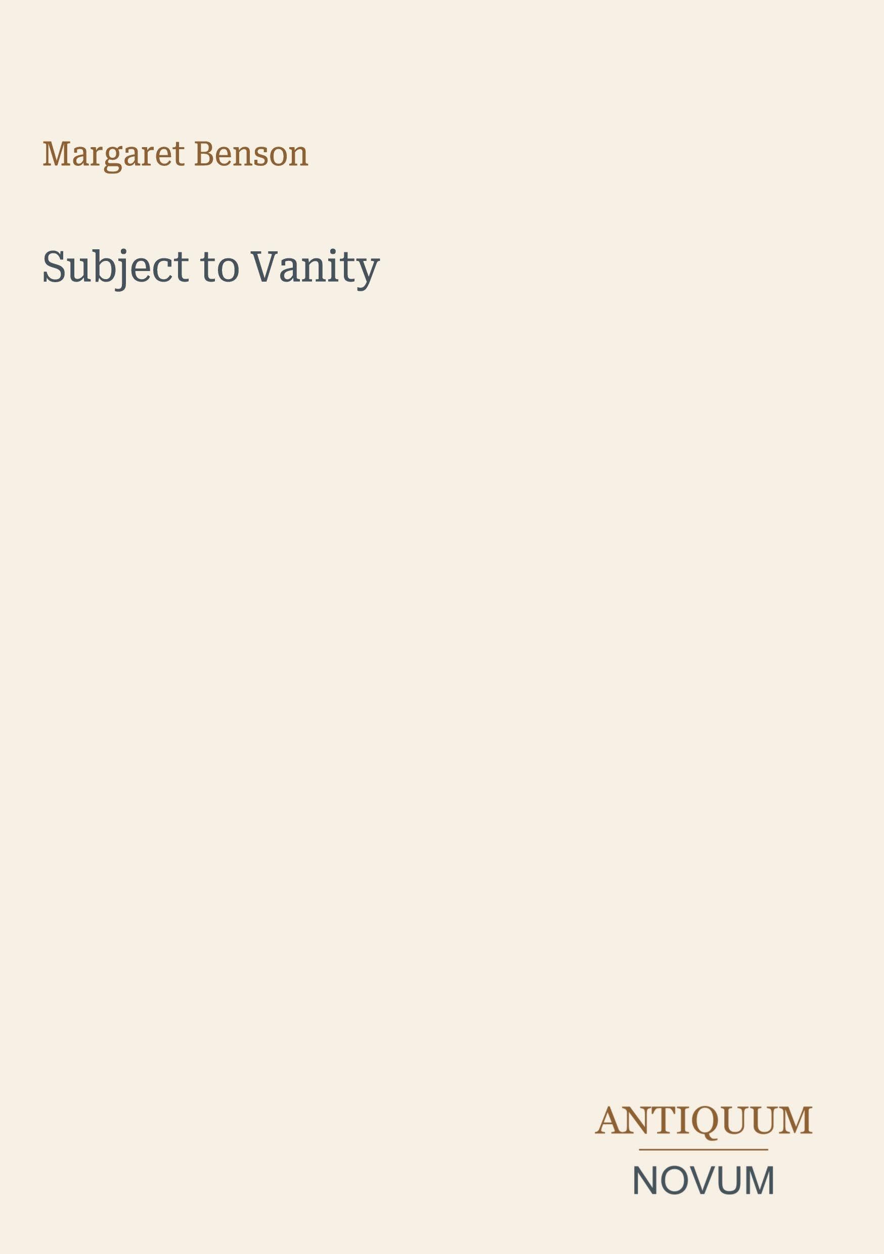 Subject to Vanity