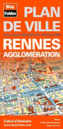 Plan de Rennes et de son agglomération