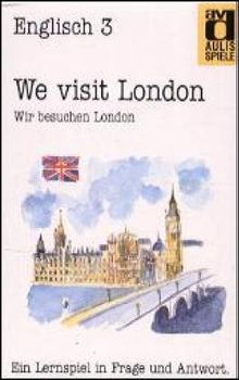 Aulis Kartenspiele. Faltschachtel mit 80 Spielkarten, 1 Spielanleitung und 1 Lösungskarte. Kartenformat 8,9 × 5,7 cm: Aulis Spiele, Englisch, Nr.3, We visit London