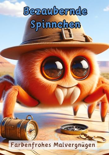 Bezaubernde Spinnchen: Farbenfrohes Malvergnügen