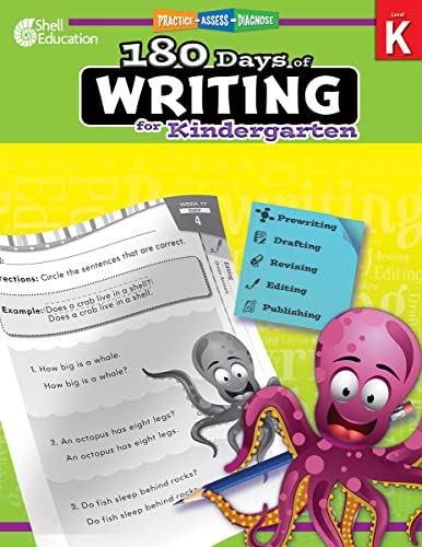 180 Days of Writing for Kindergarten: Practice, Assess, Diagnose (Practice, Assess, Diagnose: Level K)