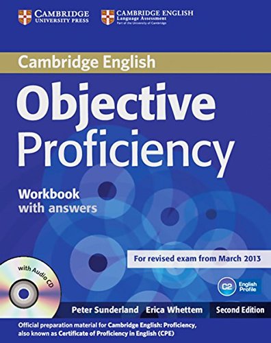 Objective Proficiency (Second Edition) Workbook with answers w Audio-CD - Peter Sunderland Erica Hall Kartoniert (TB)