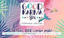 Good karma box : 50 cartes 100 % pensées positives : reconnexion, inspiration, alignement à soi