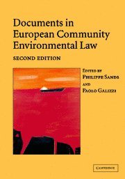 Philippe Sands Documents In European Community Environmental Law