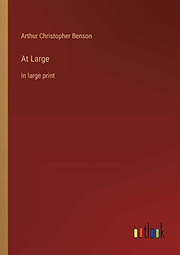 At Large: in large print