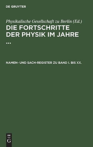 Namen- und Sach-Register zu Band I. bis XX.: FPHY-B