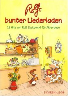 Rolfs bunter Liederladen: 12 Hits für Akkordeon