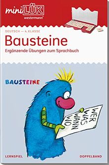 miniLÜK-Übungshefte: miniLÜK: 4. Klasse - Deutsch: Bausteine - Übungen angelehnt an das Lehrwerk (Doppelband) (miniLÜK-Übungshefte: Bausteine Deutsch)