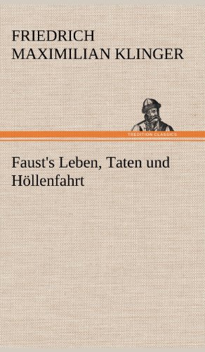 Faust's Leben, Taten und Höllenfahrt