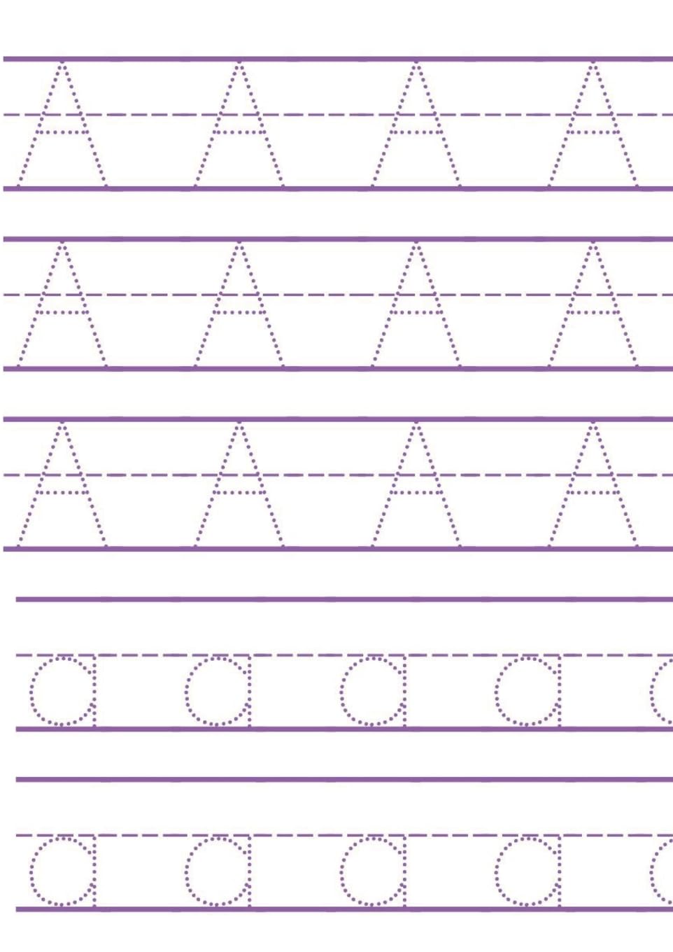 Übungsbuch zum Nachzeichnen von ABC-Buchstaben für Kinder: Alphabet schreiben lernen. Handschrift-Aktivitätsbuch für Vorschulkinder, Kindergärten