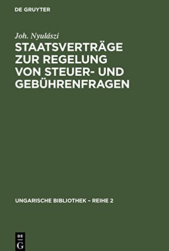 Staatsverträge zur Regelung von Steuer- und Gebührenfragen
