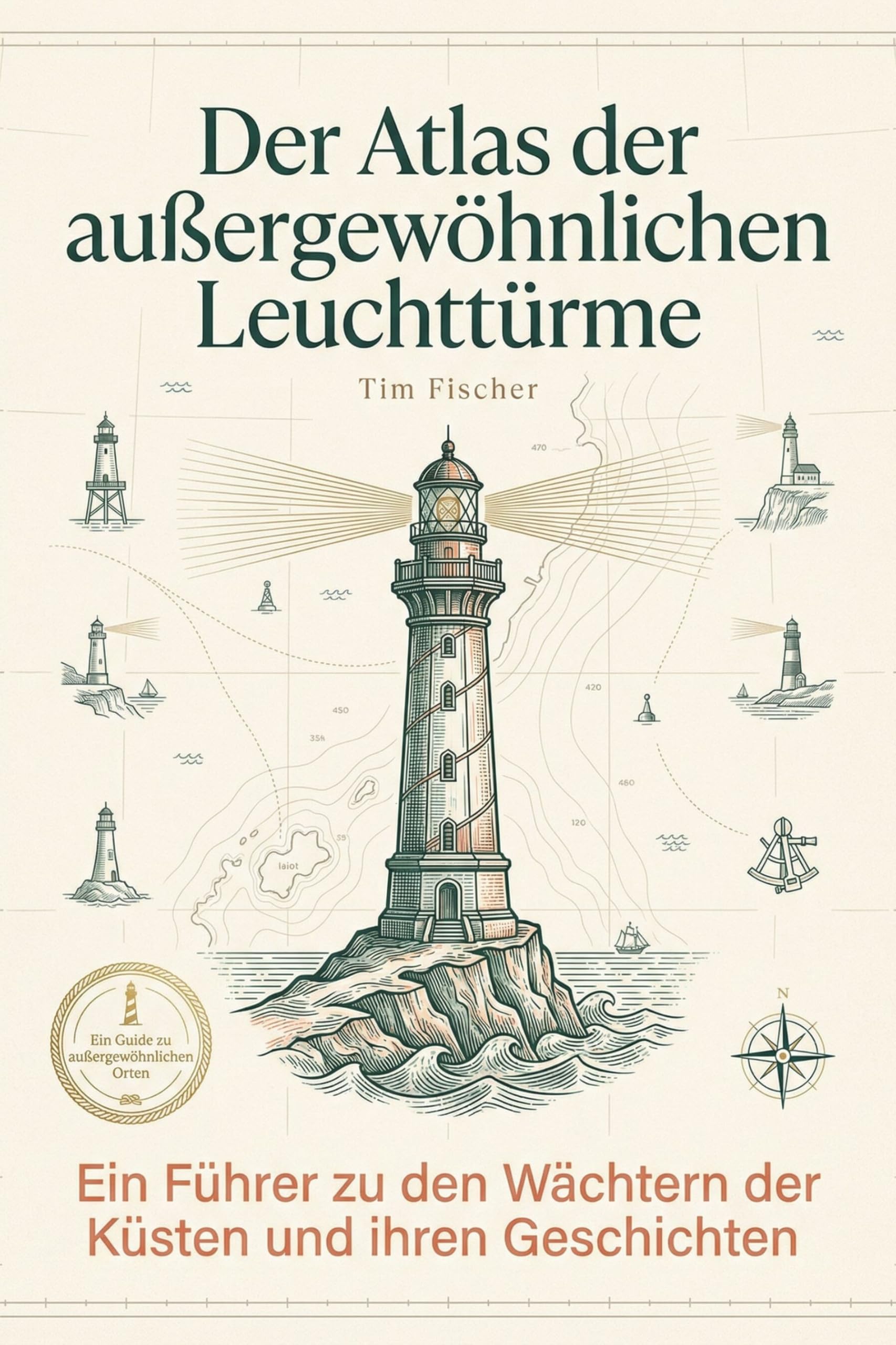 Der Atlas der außergewöhnlichen Leuchttürme: Ein Führer zu den Wächtern der Küsten und ihren Geschichten. Das perfekte Geschenk für Küstenliebhaber, Segler und Romantiker