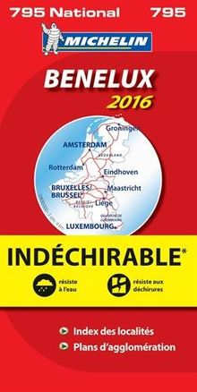 Benelux 2016 - High Resistance National Maps 795 (Mapas National Michelin)