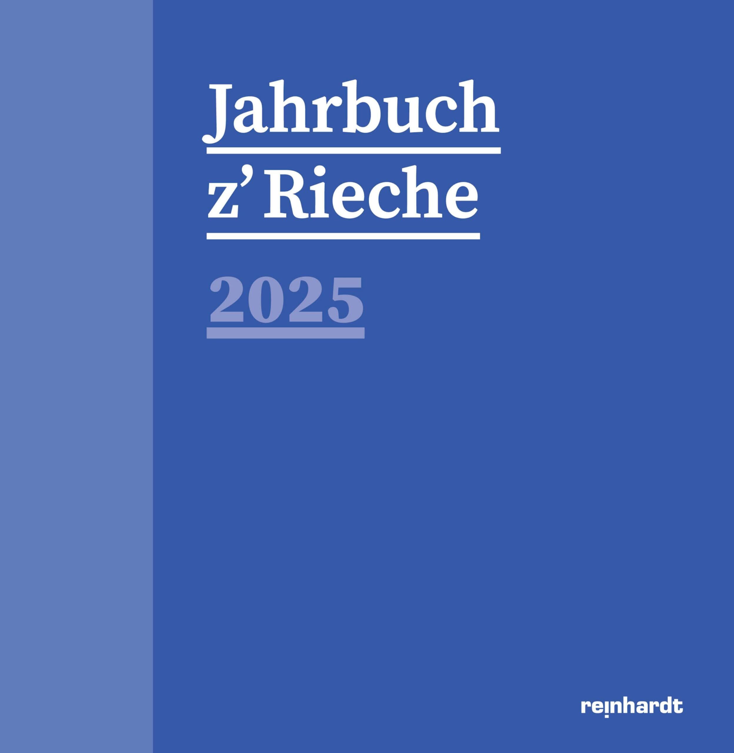 Jahrbuch z'Rieche 2025 - Neuware