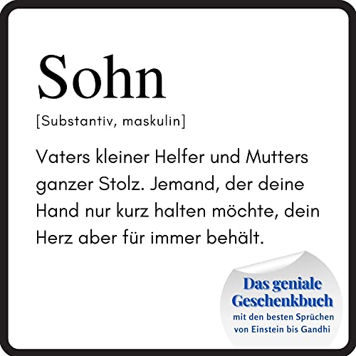 Sohn: Das geniale Geschenkbuch mit den besten Sprüchen von Einstein bis Gandhi. Das perfekte Geschenk zum Geburtstag oder zu Weihnachten