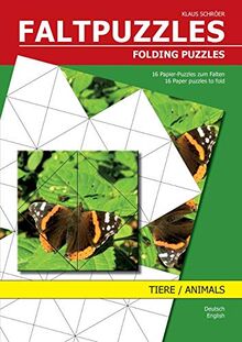 Faltpuzzles Tiere: Folding Puzzles Animals