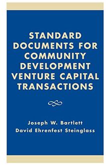 Standard Documents for Community Development Venture Capital Transactions