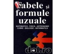 TABELE SI FORMULE UZUALE