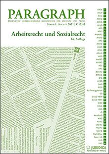 Paragraph - Arbeitsrecht und Sozialrecht: 16. Auflage (Edition Juridica)