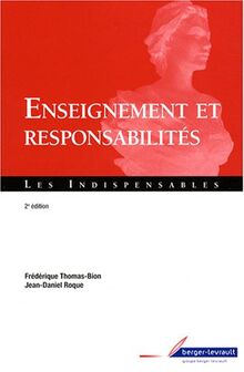 Enseignement et responsabilités