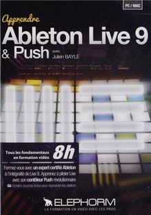 ELEPHORM APPRENDRE ABLETON LIVE 9 ET PUSH Musikbücher, Notenpapier, Dvds.. Lern DVDs