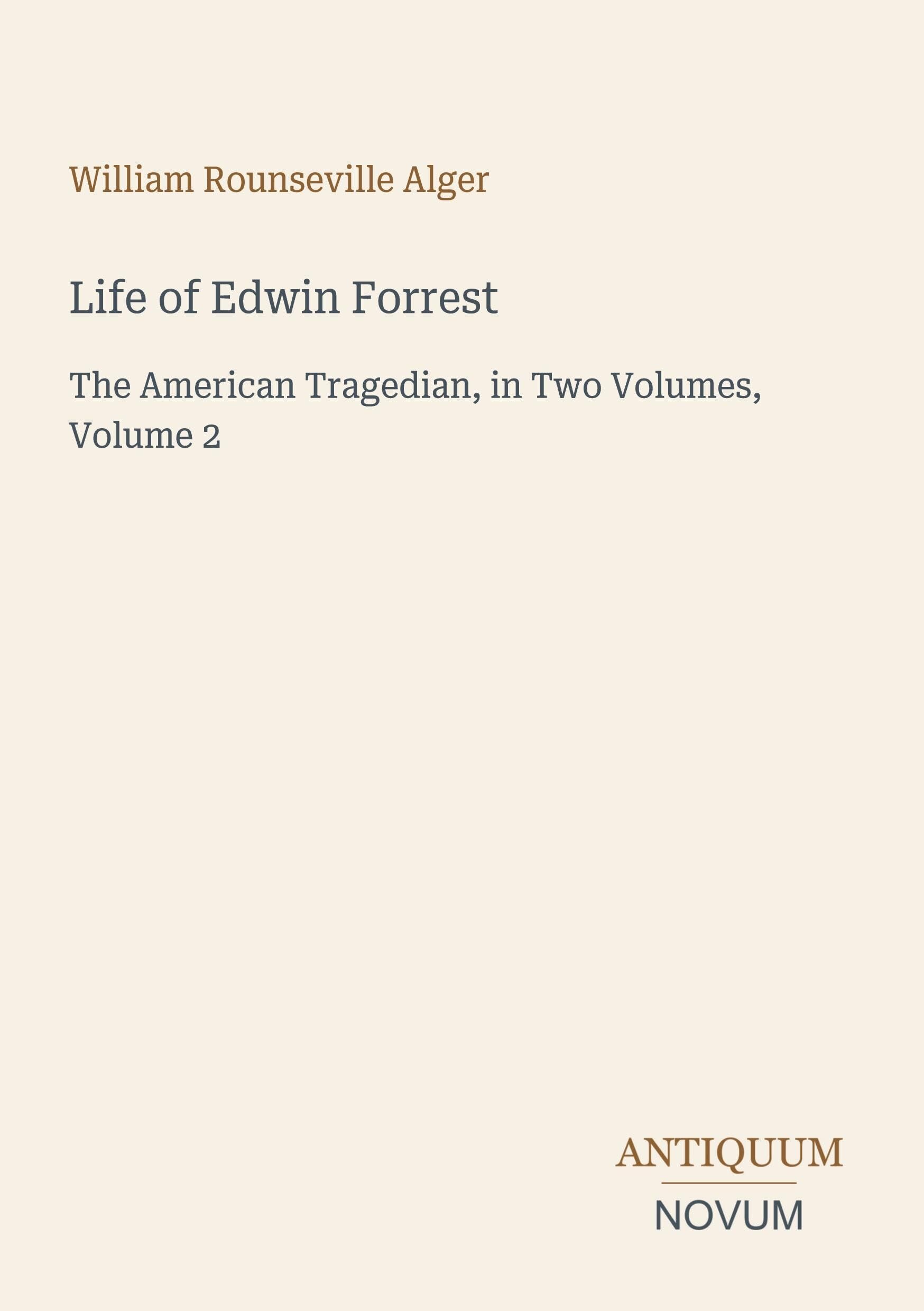 Life of Edwin Forrest