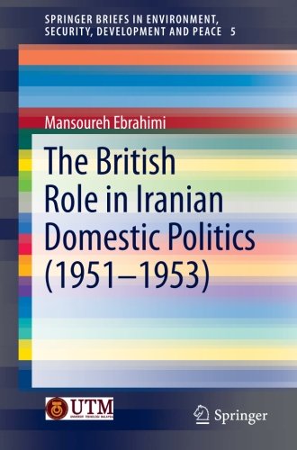 The British Role in Iranian Domestic Politics (1951-1953) (SpringerBriefs in Environment, Security, Development and Peace)