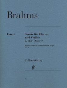 Sonate für Klavier und Violine G-dur op. 78