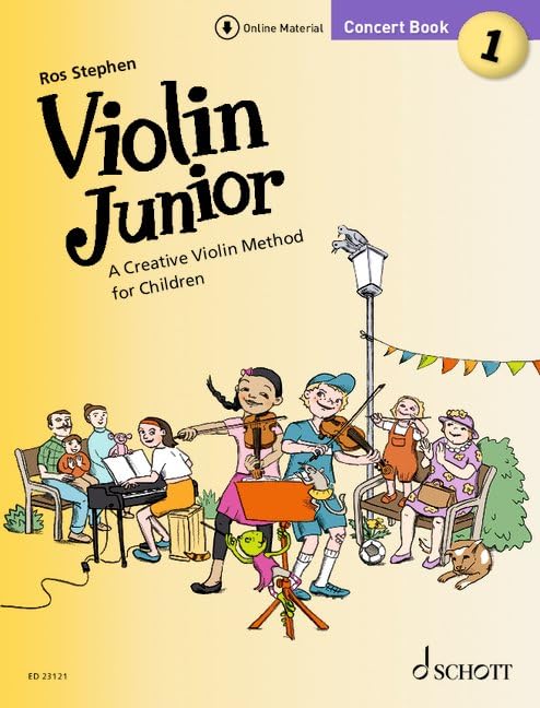Violin Junior: Concert Book 1: A Creative Violin Method for Children. Konzertbuch 1. Violine und Klavier. (Violin Junior - englische Ausgabe, Konzertbuch 1)