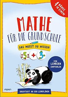 Mathe für die Grundschule: Das musst du wissen! 4 Bände in einem: 1. Klasse | 2. Klasse | 3. Klasse | 4. Klasse