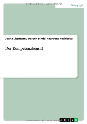 Der Kompetenzbegriff