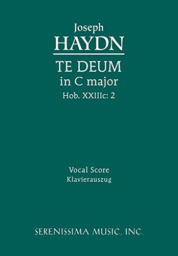Te Deum in C major, Hob.XXIIIc:2: Vocal score