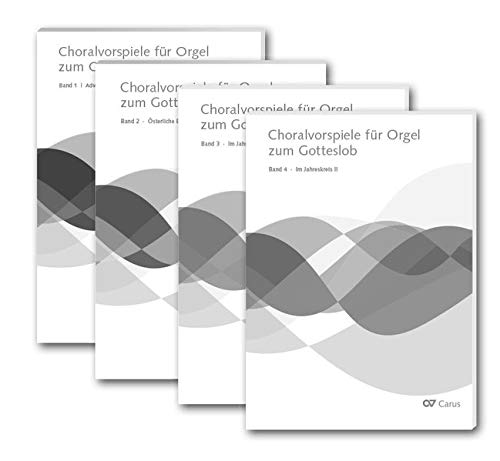 Choralvorspiele für Orgel zum Gotteslob: 4 Bände im Set (Musik zum Gotteslob)
