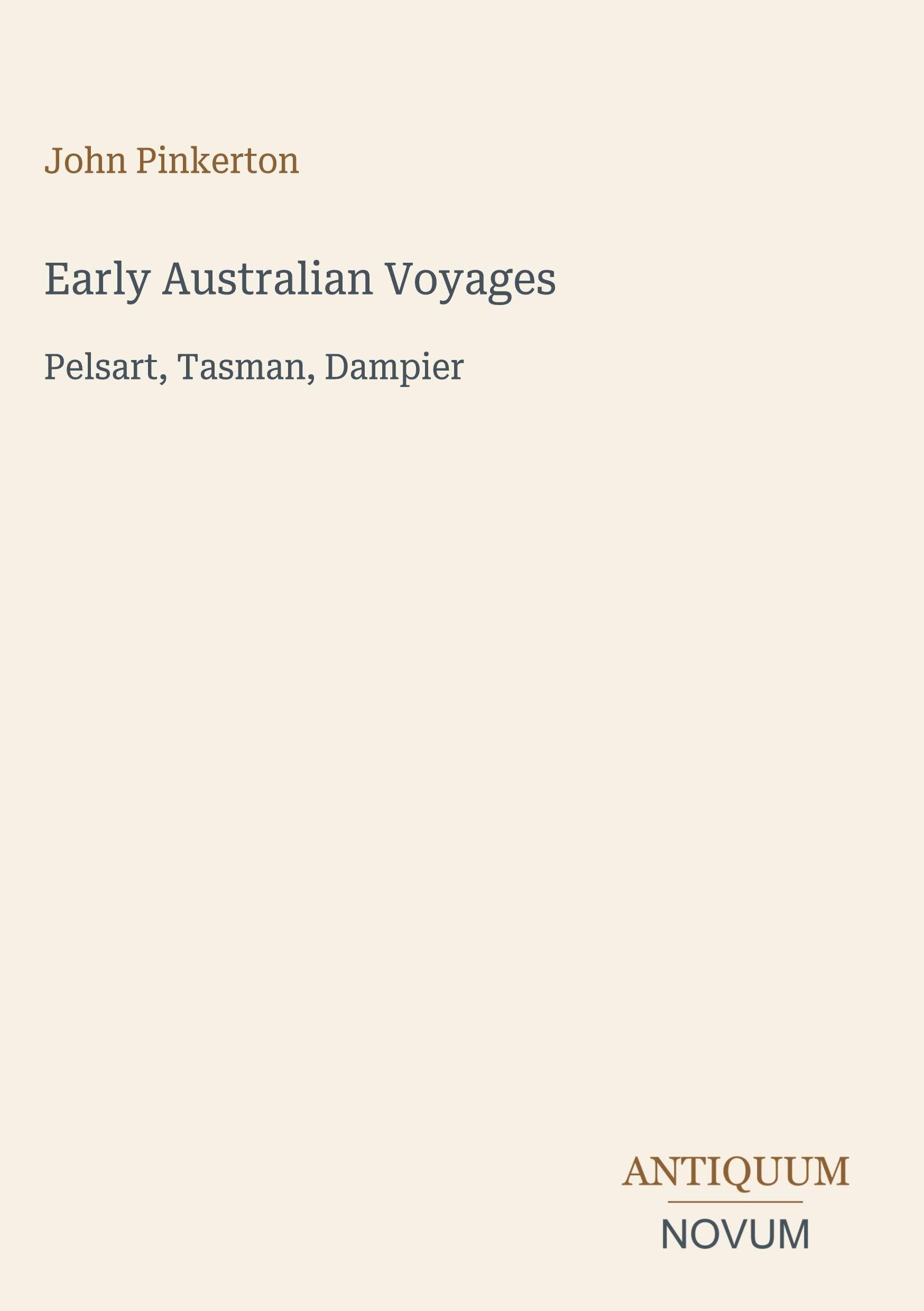 Early Australian Voyages