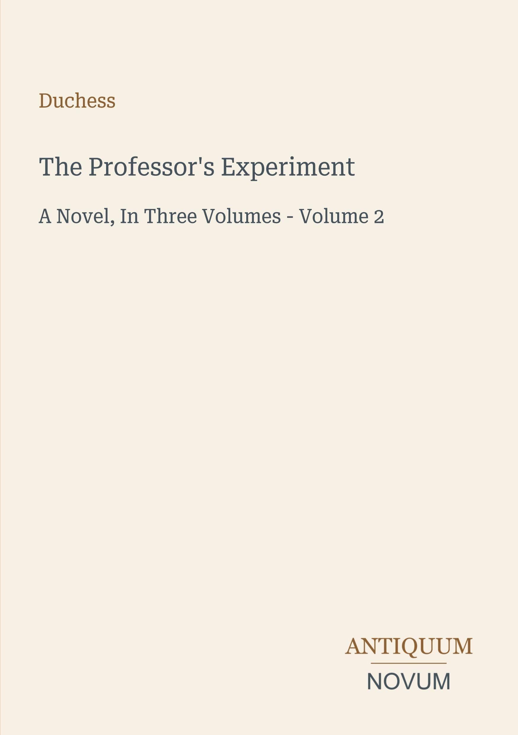 The Professor's Experiment