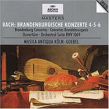 Archiv Masters - Bach (Brandenburgische Konzerte) von Goebel,Reinhard, Mak | CD | Zustand gut