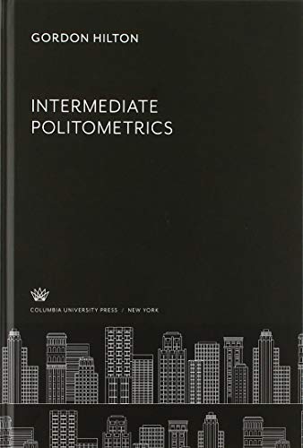 Intermediate Politometrics