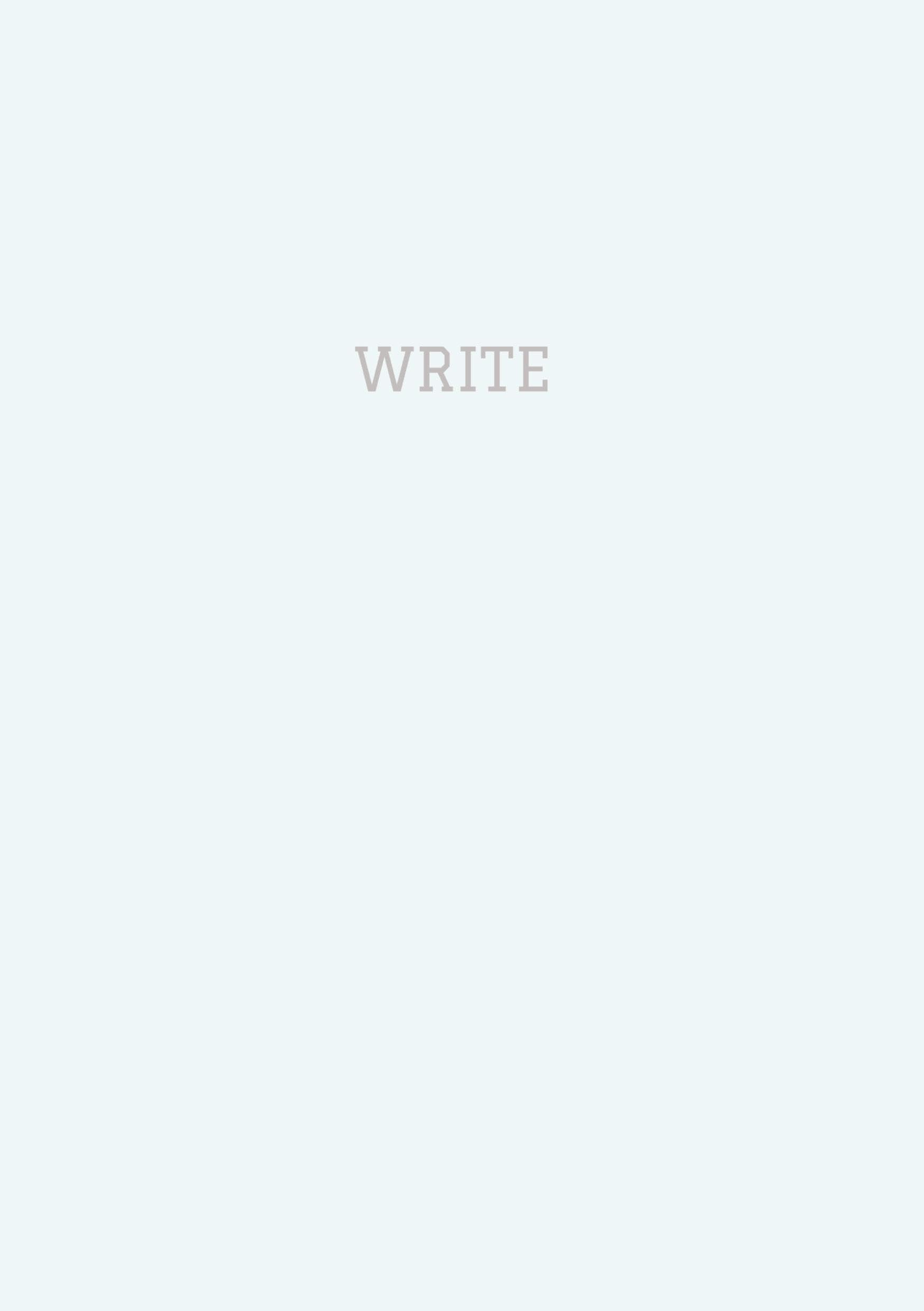 WRITE: Geführtes Journal
