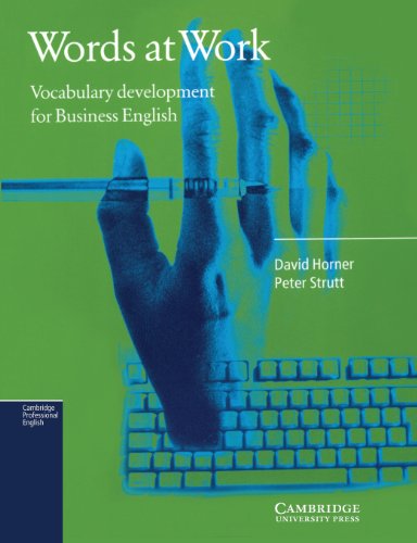 David Horner Words At Work (Cambridge Professional English)