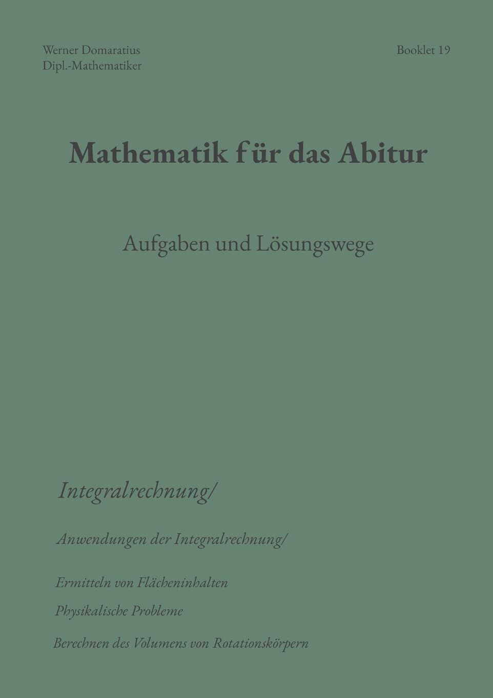 Mathematik für das Abitur