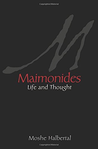 Moshe Halbertal Maimonides, Life And Thought