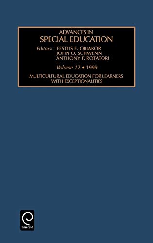 Multicultural Education for Learners with Exceptionalities: Multicutural Education for Learners With Exceptionalities (Advances in Special Education, Band 12)