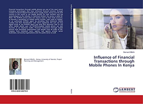 Influence of Financial Transactions through Mobile Phones In Kenya