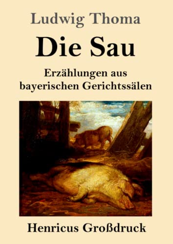 Die Sau (Großdruck): Erzählungen aus bayerischen Gerichtssälen