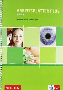 Arbeitsblätter PLUS - Biologie, Bd.2 : 7.-10. Schuljahr, m. CD-ROM
