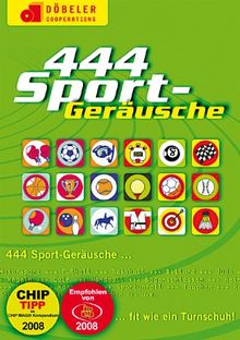 444 Sport Geräusche, CD-ROM Fit wie ein Turnschuh. MP3 unterstützende Software für PC und Mac